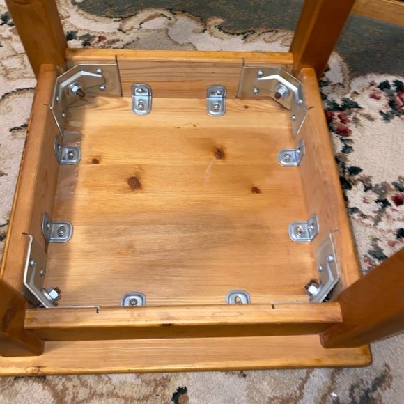 Wooden Coffee Side Table Beige - Picture 4 of 4